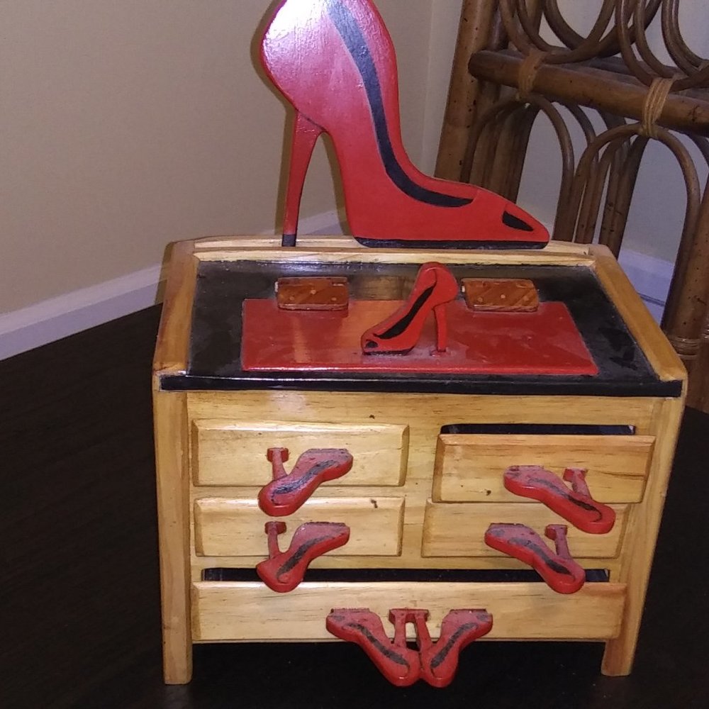 Custom Made Shoe Jewelry Box or for other use